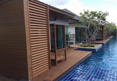 Sàn gỗ ngoài trời ứng dụng