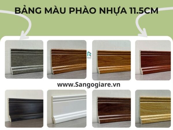 mẫu phào nhựa cao 12cm