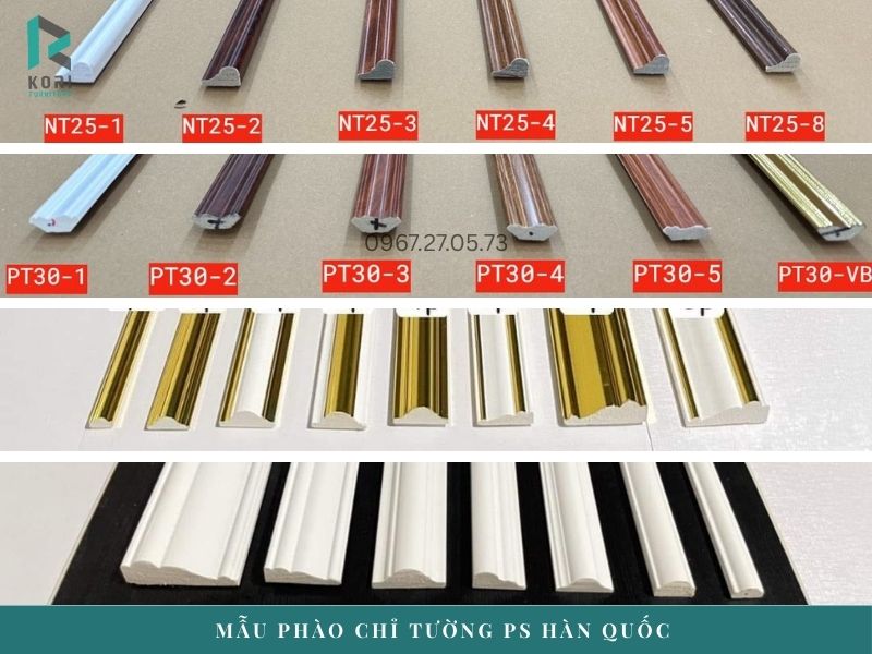 mẫu phào trang trí nội thất