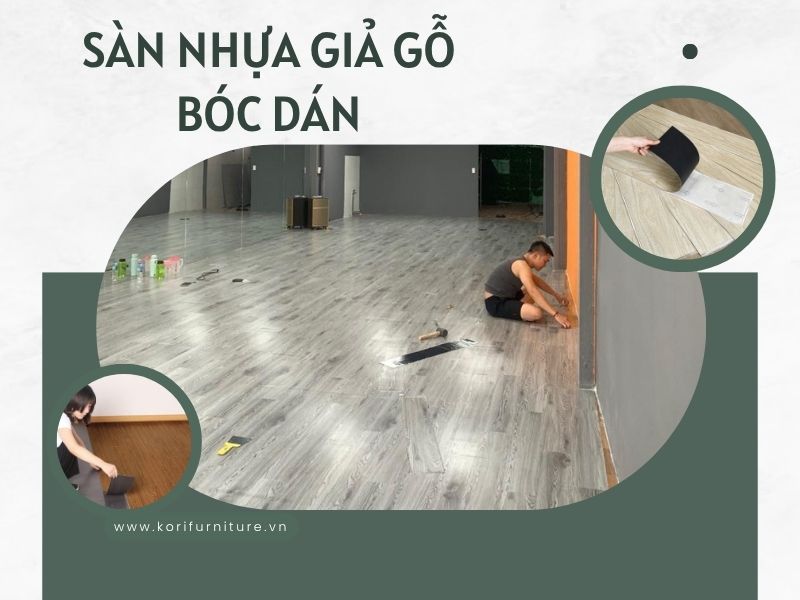 sàn nhựa bóc dán giá rẻ