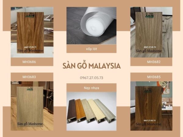 giá sàn gỗ malaysia 12mm