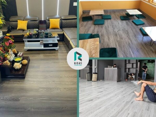 NÊn lát sàn gỗ hay sàn nhựa