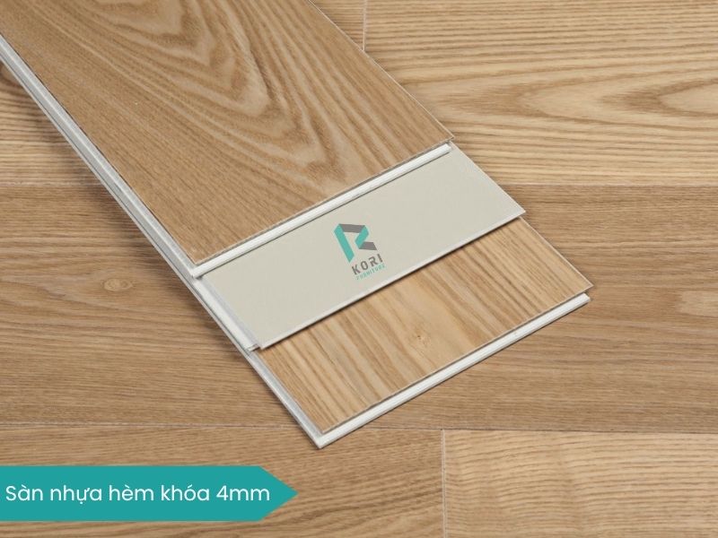 mẫu sàn nhựa hèm khóa 4mm giá rẻ