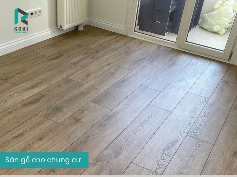 sàn gỗ 8mm cho chung cư