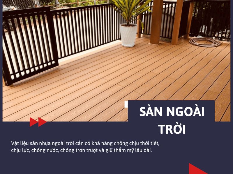 Ưu nhược điểm sàn gỗ nhựa ngoài trời 