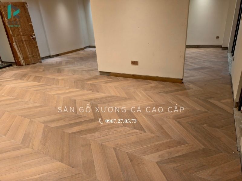sàn gỗ xương cá cao cấp