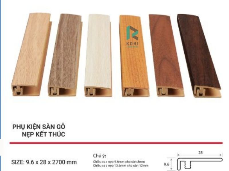 nẹp nhựa sàn gỗ giá rẻ